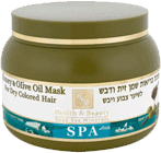 Vlasová maska s olivovým olejom a medom
